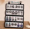 Set of 12 Designer Oxidized Earrings + Folding Jewelry Box