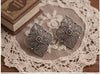 Set of 12 Designer Oxidized Earrings + Folding Jewelry Box